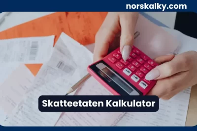Skatteetaten kalkulator brukt til å beregne skatt og fradrag